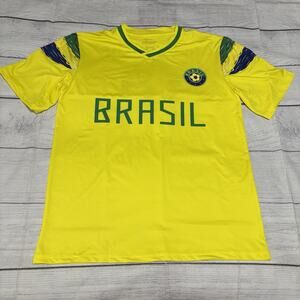 Brasil Neymar Jr #10 Mens Size 2XL XXL Jersey Shirt Soccer Futbol